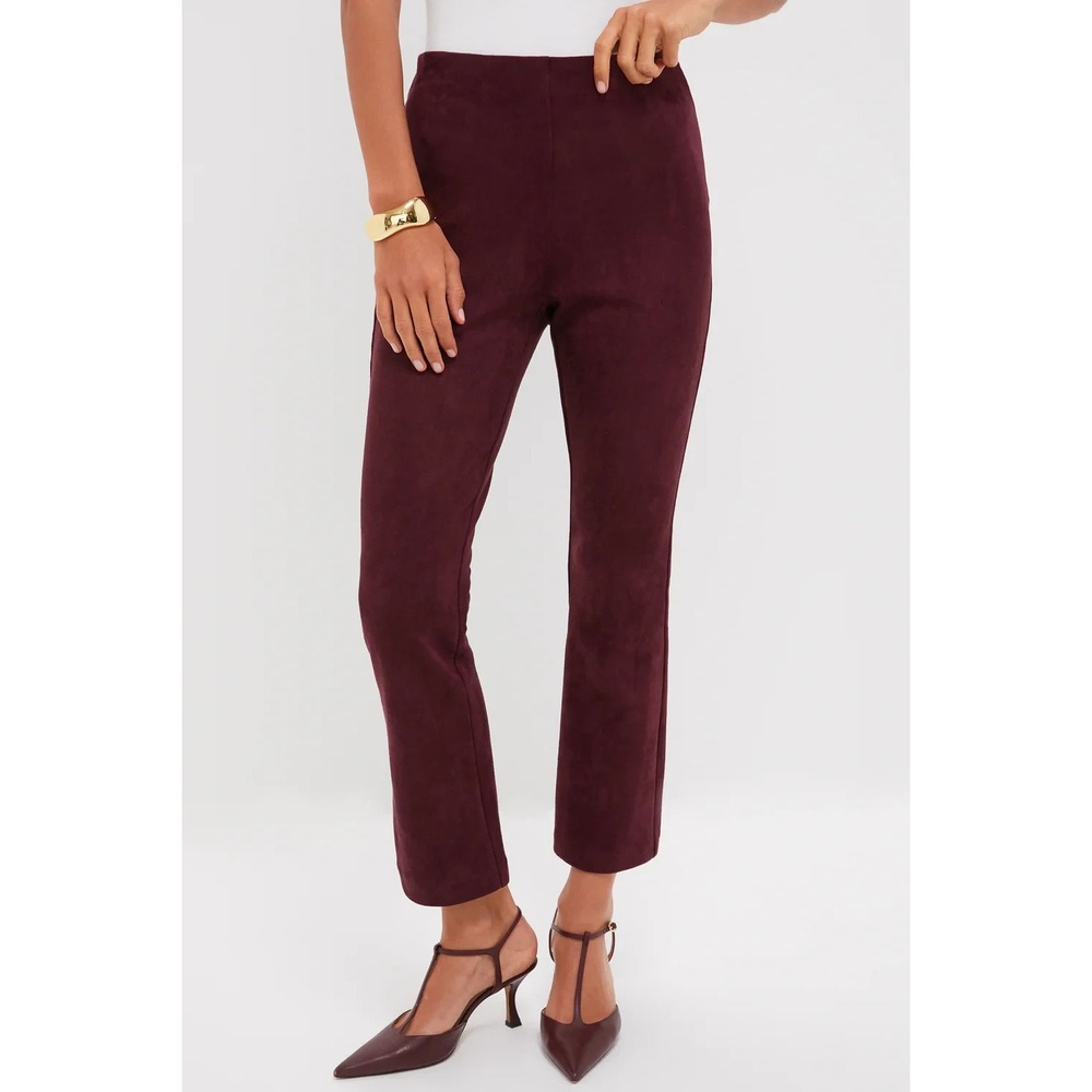 Tuckernuck Winetasting Suede Ashford Kick Flare Pants Size XS
